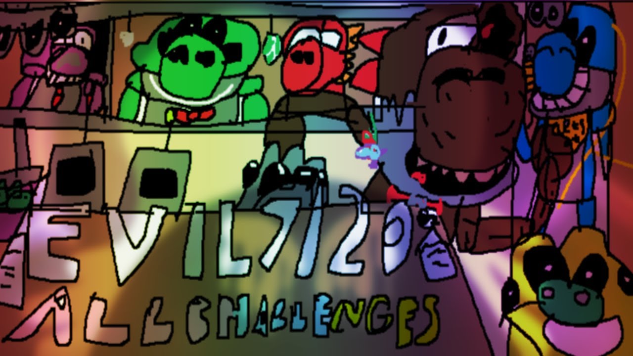 FNaY: Ultra Deluxe! | Evil 7/20 All Challenges | COMPLETE!