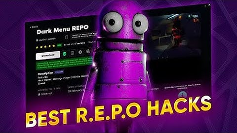 REPO Cheats Mod Menu Hacks + 21 MODS | FREE HACK R.E.P.O. | GUIDE TO INSTALL | NO BAN | NEW MOD MENU