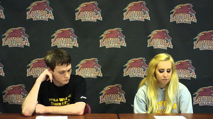 Loyola XC 2013 Elizabeth Gienger and Paul Freese