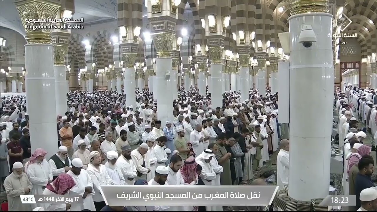صلاة المغرب ليوم ١٧-٤-١٤٤٨ه لفضيلة الشيخ #عبدالله_القرافي