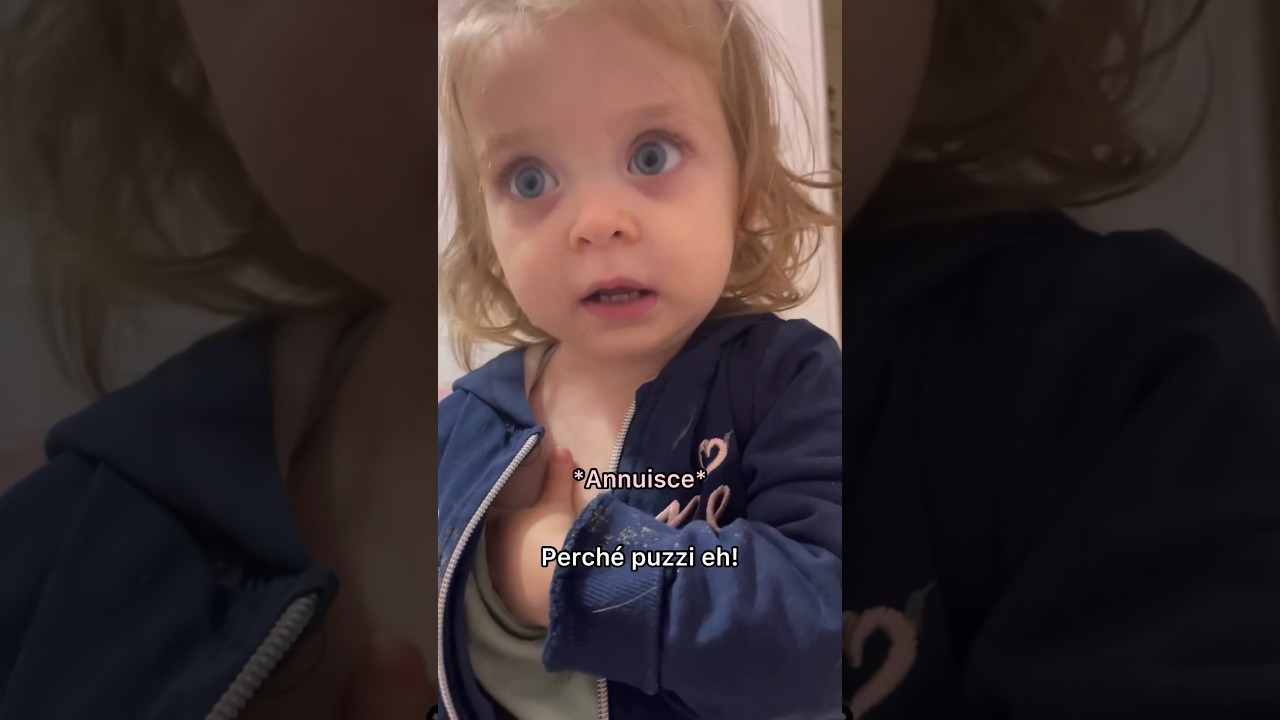 Evelyn puzza, e lo sa! 🤣 Urge bagnetto! 