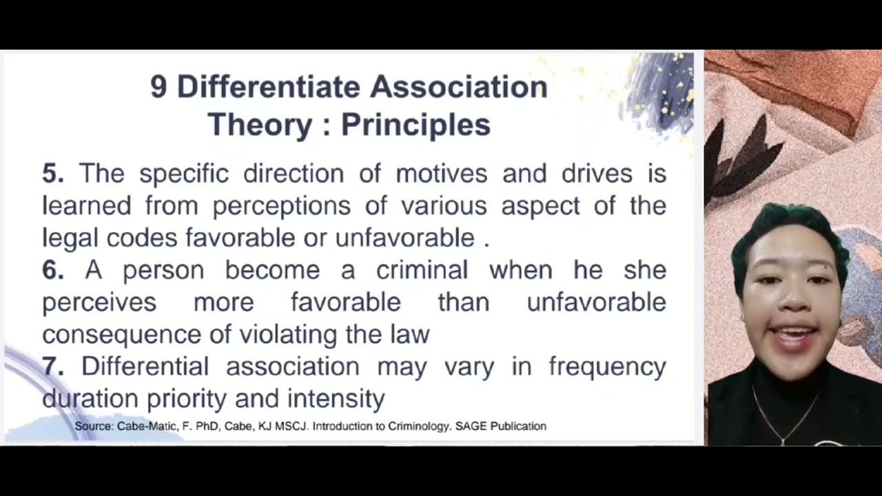 Differential Association Theory anf Containment Theory YouTube