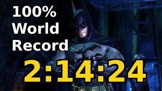 [WR] Batman: Arkham Asylum Speedrun (100%) in 2:14:24