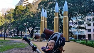 Пули высотой с дом, интересный памятник военной архитектуры, Bullets tall as a house, an interest Пули высотой с дом, интересный памятник военной архитектуры, Bullets tall as a house, an interest