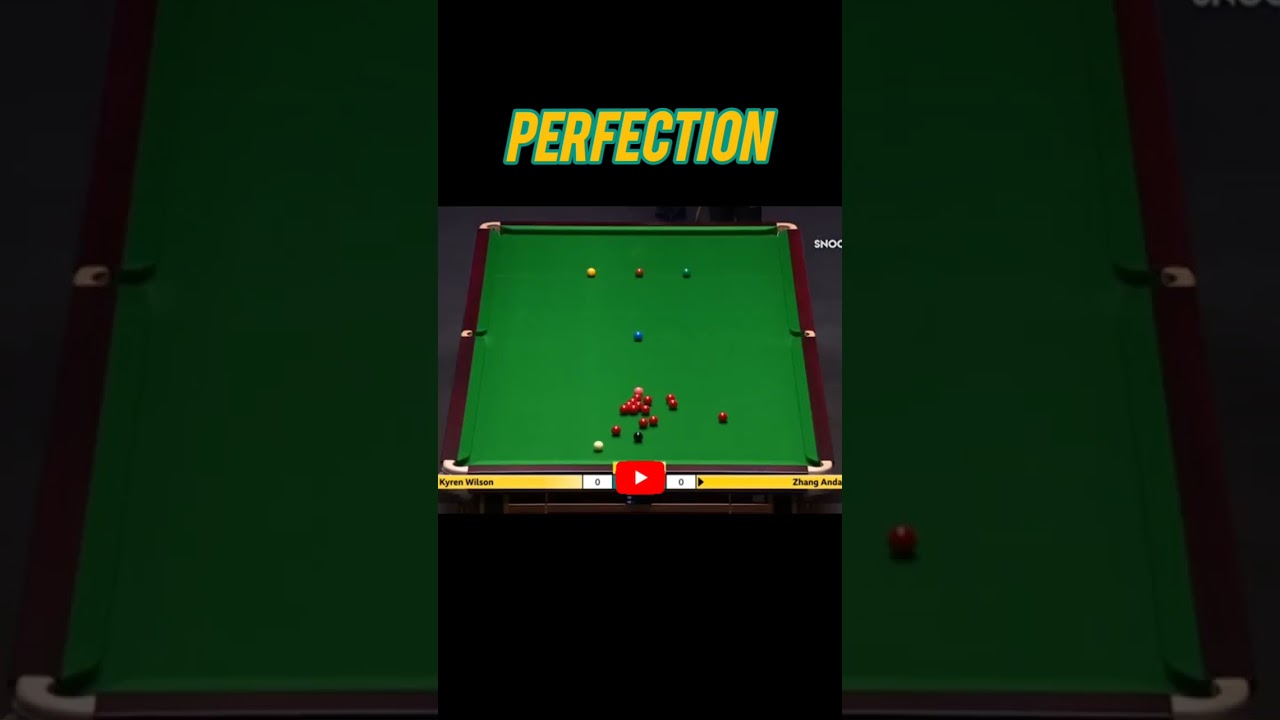 Zhang anda perfectly pot red and got black 👌👌👌 