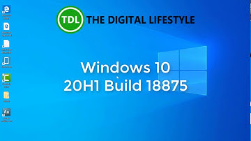 Hands on with Windows 10 20H1 build 18875