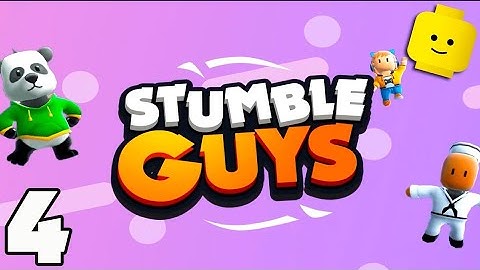 stumble guys - gameplay walkthrough part 4 - crown win: 4 (iOS, Android)