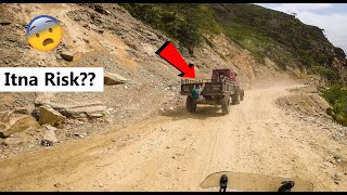 Most Dangerous ways to school Nepal | Beni - Tatopani | Mustang Valley