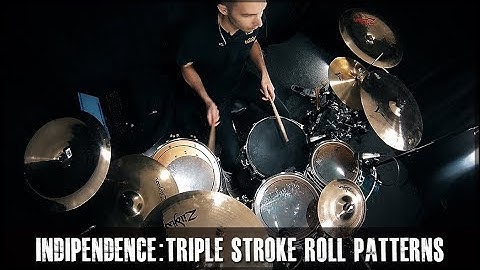 JamesPayneDrums.com - Triple Bass Drum Patterns Indipendence drum lesson preview