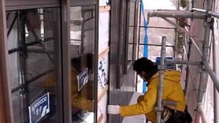 外壁工事その２　三条市石上の自然素材エコリノベーション