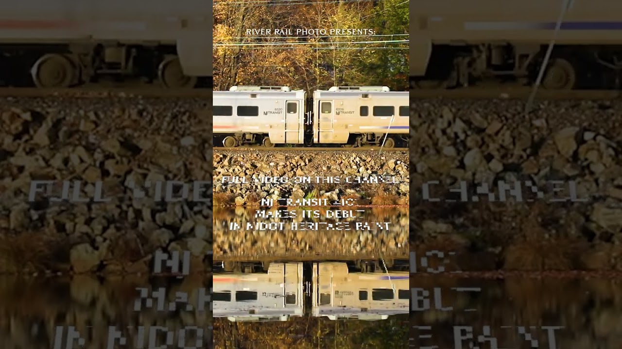 New Jersey Transit GP40PH-2 4101 Makes Its Debut In New Paint! (Leslie SU3L horn) 