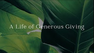 A Life of Generous Giving - Words from Baha'u'llah
