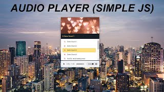 How to Make Audio Player with Javascript Made Easy (Intro) - FOT