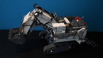 Building LEGO 42100 Liebherr R 9800 Excavator V29