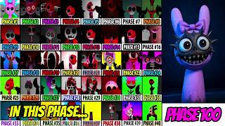 Incredibox Sprunki Pinki In All Different Phases 1 - 100 Phases