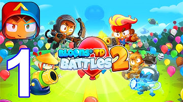 Bloons TD Battles 2 - Gameplay Walkthrough Part 1 Tutorial (Android,iOS)