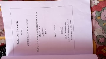 Bcoc 134 solved assignment for 2020 only for 20 rs