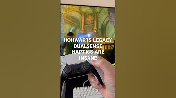 Hogwarts legacy haptics on dualsense. Speaker is muted!