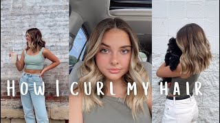 How I curl my hair + tips and tricks for short hair!