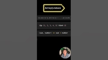 Reduce method trong javascript ? #shorts #laptrinh #programming #kienthuc #xuhuong #javascript