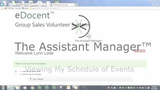 Using the eDocent Web Portal