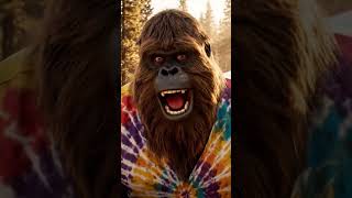 Bigfoot finds some bottle rockets #funny #monkey #comedy