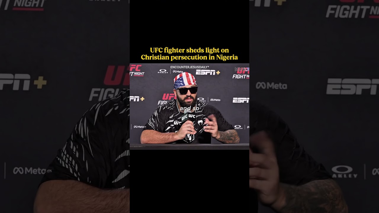 UFC fighter on Christian persecution