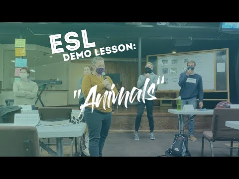 ESL Demo Lesson: "Animals" Vocabulary (for all ages and levels)
