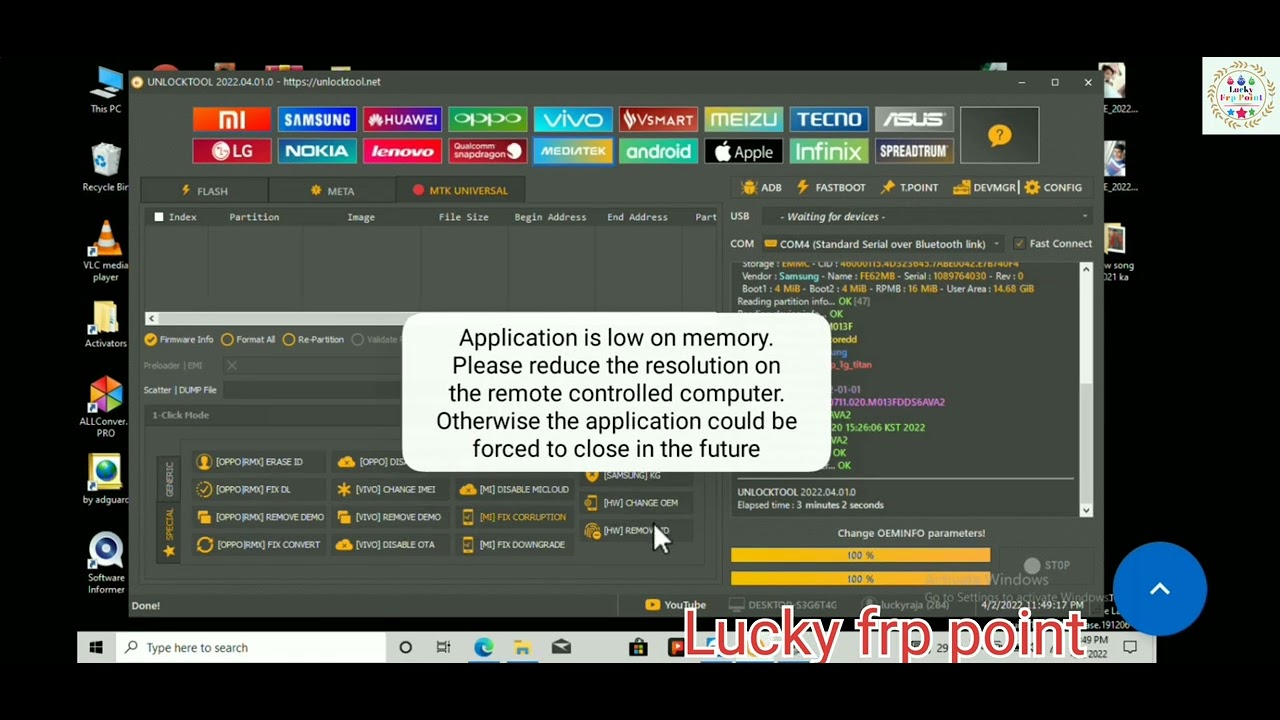 Samsung M01 Ka Kg Lock Remove Done By Unlocktool Samsung M013f YouTube