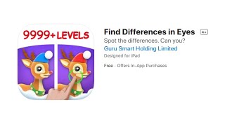 Intro to Find Differences in Eyes Game - Levels 1 through 4 (With Audio) screenshot 5