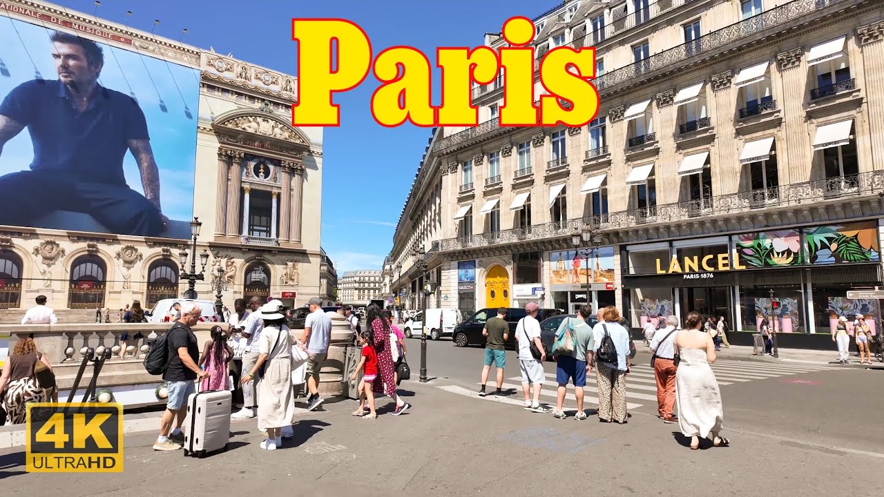 Paris, France🇫🇷 - Paris Summer 2025 - 4K HDR Waking Tour   | Paris 4K | A Walk In Paris