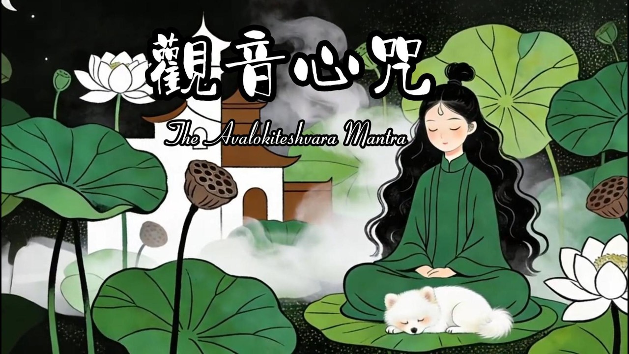 觀音心咒 | 優美旋律溫柔低語版~化解一切難題障礙自除~健康圓滿莊嚴面相~專注30mins無念時光