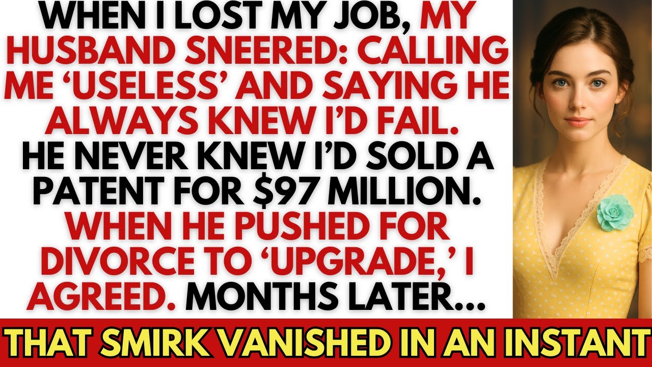 My Husband Called Me ‘Useless’ After I Lost My Job. I Sold A Patent For $97M. Months Later, Truth Sh