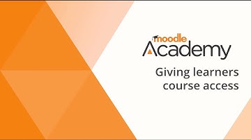 Give learners course access in Moodle