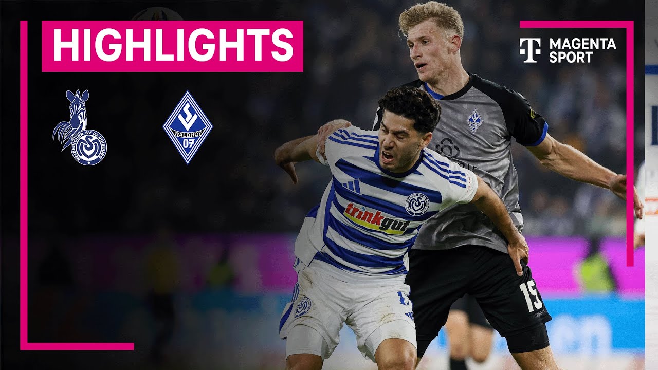 MSV Duisburg - SV Waldhof Mannheim | Highlights 3. Liga | MAGENTA SPORT