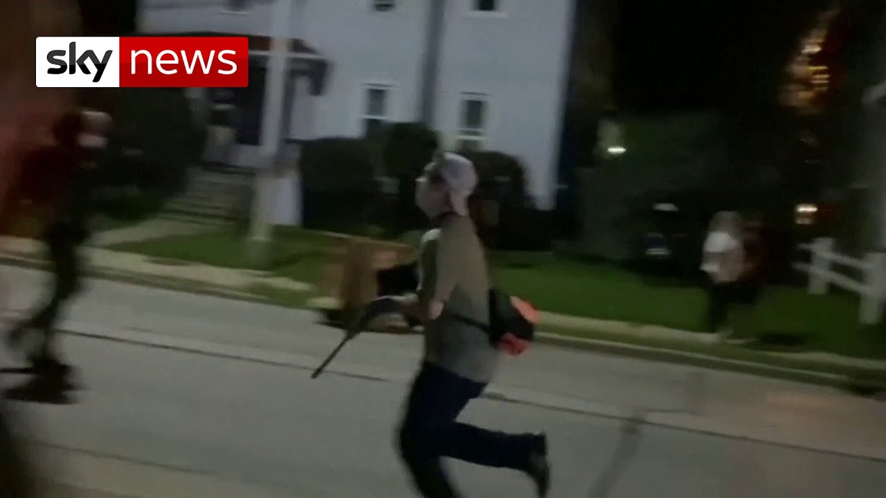 Film backdrop image for Jacob Blake protests: Teenager charged with homicide during unrest over police shooting (2020)