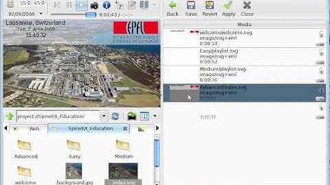 Crambo Visuales muestra una de las aplicaciones de SpinetiX para educación