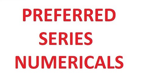 Preferred Series Example 6