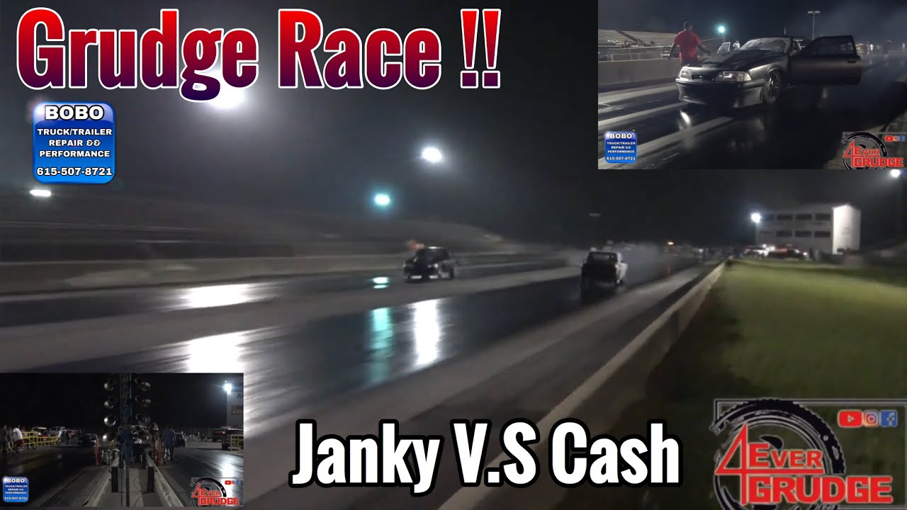 END OF THE NIGHT GRUDGE RACE JANKY MUSTANG V.S CASH S10 TRUCK AT BOBO