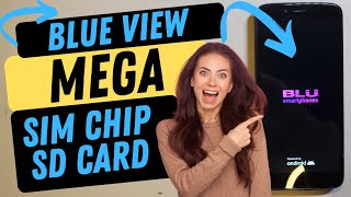 Blu View Mega How to Remove the Back Cover to Add an SD Card or Change the SIM Chip