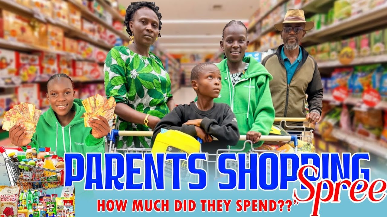PARENTS SURPRISE SHOPPING SPREE - “Pick Anything You Want I Will Pay” Dem Wa Facebook To parents 