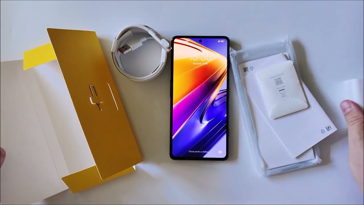 POCO F4 GT (21121210G) Stealth Black - unboxing and first look