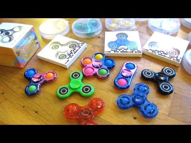 All Different Types of Fidget Spinners Demo and Review