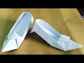 [ORIGAMI] Hướng Dẫn Gấp Giấy Đôi Giày Cao Gót Sành Điệu | RXTN DIY 26