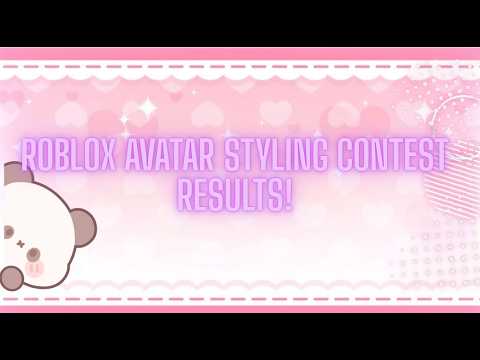 roblox avatar styling contest! results!
