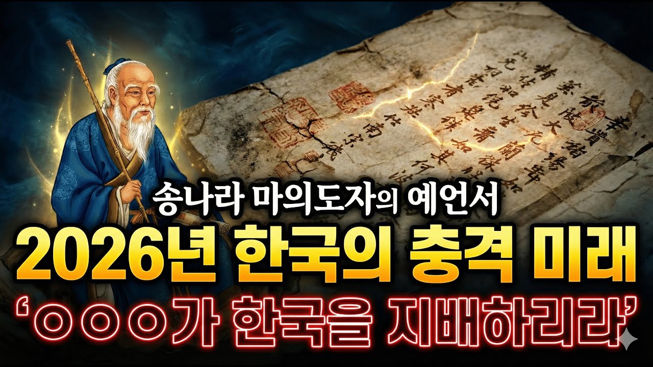 2026년 한국을 뒤덮을 이것은? 3가지 충격예언