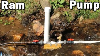 Assessing a small Creek to Install a Ram Pump