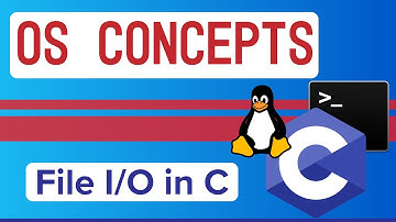 OS Concepts: File I/O in C!