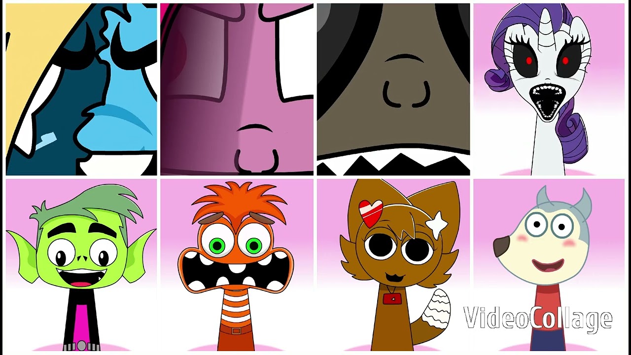 Sprunki OC Phase 4 Incredibox Anxiety Pinky Beats Boy Chyna Mari Wolfoo 