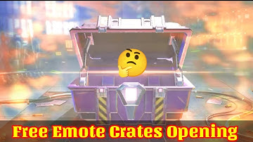 *FREE* Emote Crates Opening in CODM